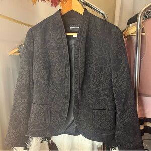 Coldwater Creek Black Floral Women's Blazer